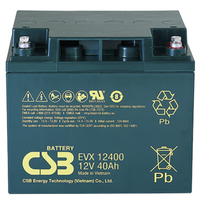 Аккумулятор герметичный свинцово-кислотный CSB EVX 12400