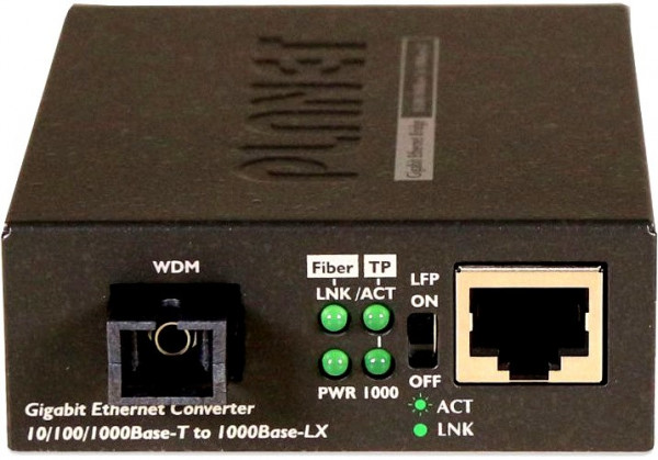 Медиаконвертер PLANET GT-806A60