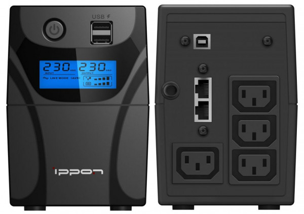 Источник бесперебойного питания Ippon Back Power Pro II 800 (1030309)