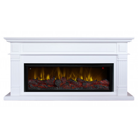 Линейный электрокамин Real-Flame Islandia BV/42 (WT-552) с очагом Beverly 1000