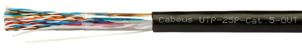 Кабель «витая пара» (LAN) для структурированных систем связи UTP-25P-Cat.5-OUT (7467c)