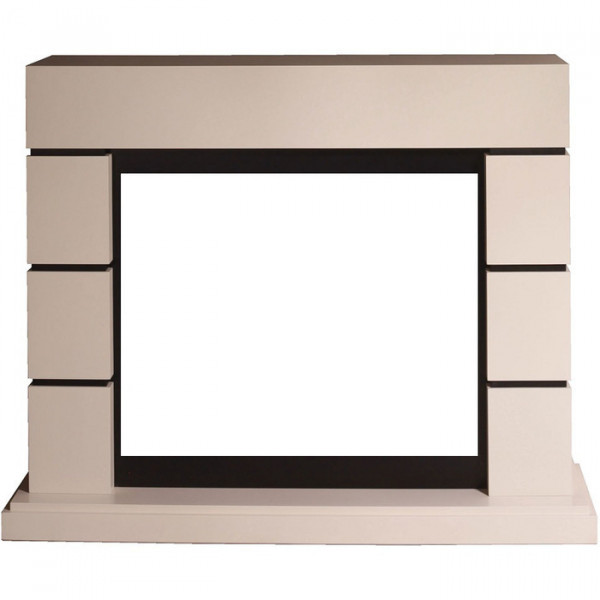 Широкий портал InterFlame Норд под очаги Jupiter FX Antares 31 QZ (бежевый; белый)