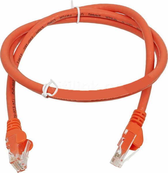 Шнур коммутационный Lanmaster, кат. 6, неэкр., U/UTP, RJ45/RJ45, 7м, LSZH, оранжевый, (LAN6-45-45-7.0-LSZH)
