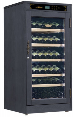 Отдельностоящий винный шкаф 51-100 бутылок Libhof NP-69 Black