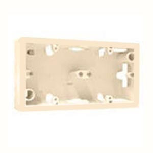 Коробка открытого монтажа Legrand Valena, 89х161 мм (ВхШ), 2 поста, цвет: слоновая кость