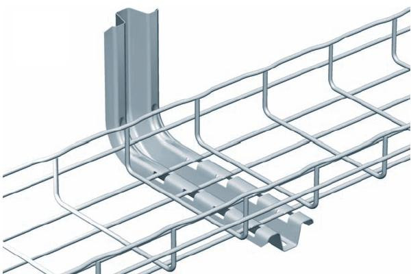 Кронштейн Cablofil, безвинт., для лотков h =200мм, L-образн., длина 278 мм, сталь, покрытие: м. Сендзимира
