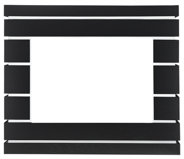 Широкий портал Firelight Moderno 25 шпон чёрный дуб