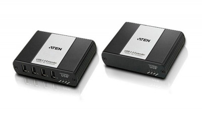 Удлинитель Aten, портов: 4, USB (Type A), (UEH4002-AT-G)