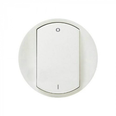 Лицевая панель для выключателя Legrand Celiane, 145х95 мм (ВхШ), кол-во клавиш: 1, 2Р, цвет: белый, (LEG.068021)