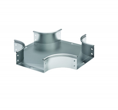 Ответвитель DKC S5 Combitech, Х-образн., горизонтальный, 80х500 мм (ВхШ), длина: 760 мм, с перфорацией, для металлических лотков, толщина: 0,8 мм, сталь, покрытие: горячий цинк