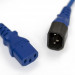 Шнур для блока питания Hyperline, IEC 320 C13, вилка C14, 1.8 м, 10А, провода 3 х 0,75 кв. мм, цвет: синий