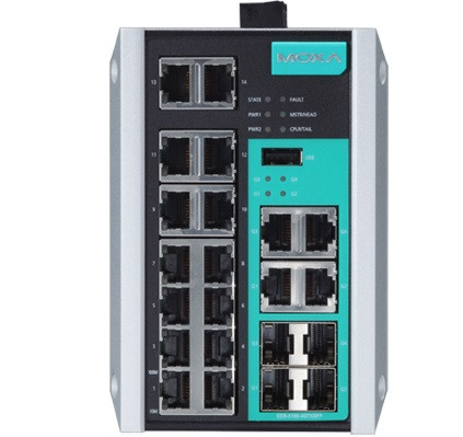 Коммутатор MOXA, EDS-518E-4GTXSFP