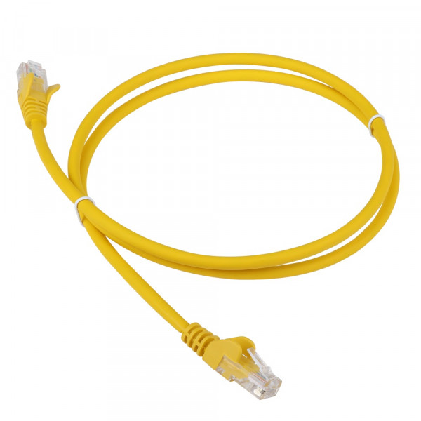 Шнур коммутационный Lanmaster, кат. 6, неэкр., UTP, RJ45/RJ45, d 0,51 10м, LSZH, AWG24 жёлтый, (LAN-PC45/U6-10-YL)