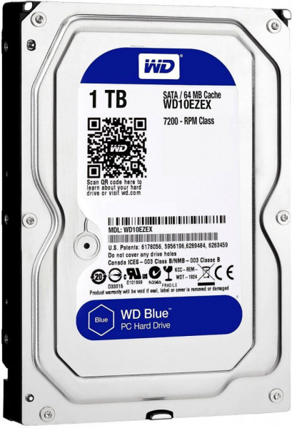 Жёсткий диск 1Tb SATA-III WD Caviar Blue (WD10EZEX)