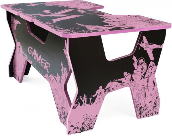 Игровой стол Generic Comfort Gamer 2 Black/Pink