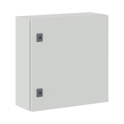 Шкаф электротехнический настенный DKC CE, IP66, 500х500х200 мм (ВхШхГ), дверь: металл, корпус: сталь листовая, цвет: серый, с монтажной панелью, (R5CE0552)
