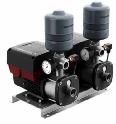 Поверхностная насосная станция Grundfos CMBE TWIN 3-62 1x230 50/60 Hz Schuko