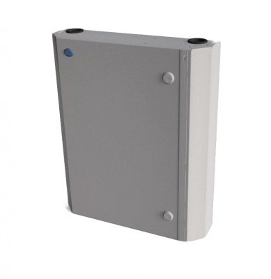 Бокс оптический ЦМО БОН, портов: 48, универсальный, до 96 хОВ, 450х370х105 мм (ВхШхГ), цвет: серый, со сплайс-кассетой на 12 ОВ, (БОН-Н-48)