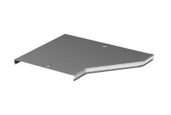 Крышка DKC S5 Combitech, прав., 300х16х370 (ШхВхД), для металлических лотков, толщина: 0,8 мм, сталь, цинк-ламель, цвет: серый, ширина (уменьшения): 80 мм