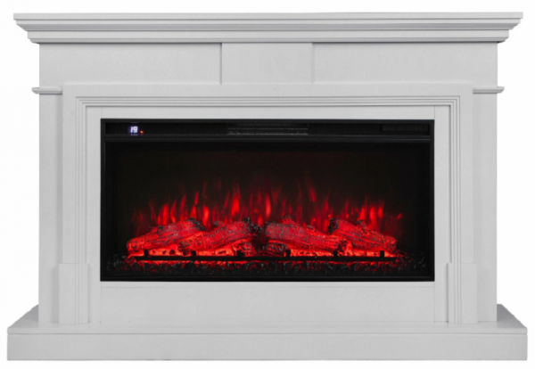 Линейный электрокамин Real-Flame Marco 36 GR-P712 c очагом Joker 36