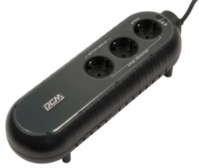 ИБП Powercom WOW, 500ВА, линейно-интерактивный, напольный, 110х330х82 (ШхГхВ), 230V,  однофазный, Ethernet, (WOW-500U)