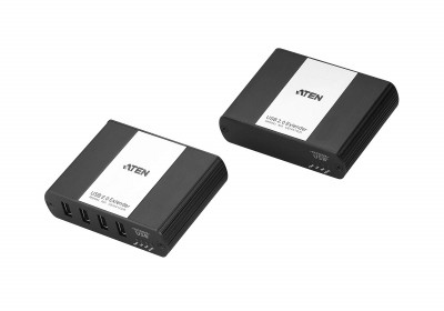 Удлинитель Aten, портов: 4, USB (Type A), (UEH4102-AT-G)