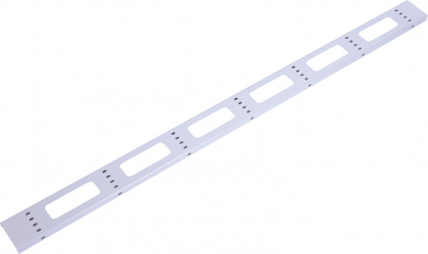 Организатор коммутационных шнуров ЦМО, 49HU, 2177х95х22 мм (ВхШхГ), вертикальный, внешний с окнами, для стоек, цвет: серый