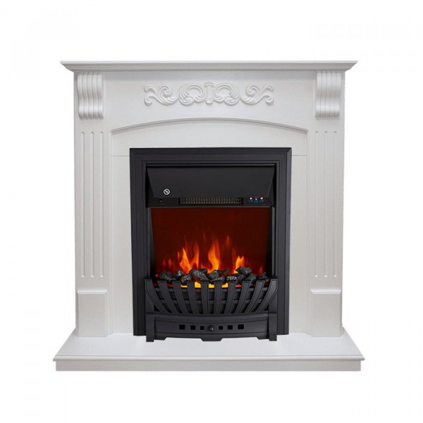 Электрокамин с классическим очагом 2D Royal Flame Sorrento с очагом Aspen Black/Brass