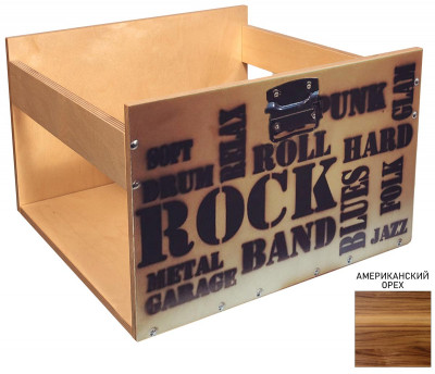 Стойка для хранения виниловых пластинок VOXmodule Vinyl Stand 03 walnut