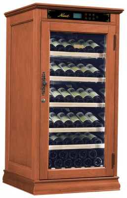 Отдельностоящий винный шкаф 51-100 бутылок Libhof NR-69 Red Cherry