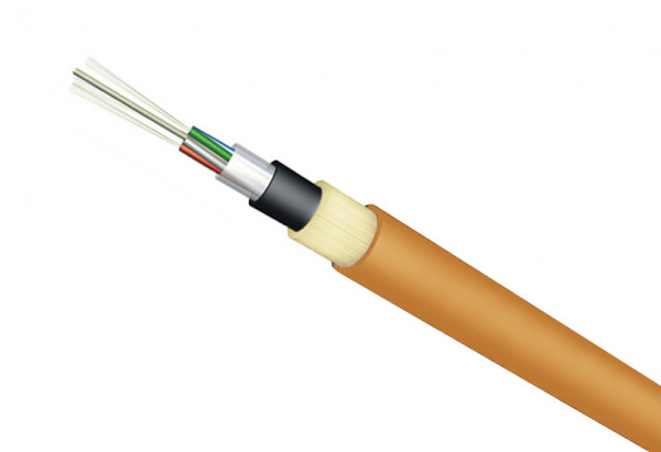 Кабель волоконно-оптический Eurolan L21-TB Tight Buffer,  4хОВ, OM2 50/125, LSZH-FR, Ø 10,8мм, универсальный, бронированный, цвет: оранжевый