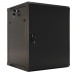 Шкаф телекоммуникационный настенный Hyperline TWB, 19", 6U, 367х600х600 мм (ВхШхГ), дверь: металл, разборный, цвет: чёрный