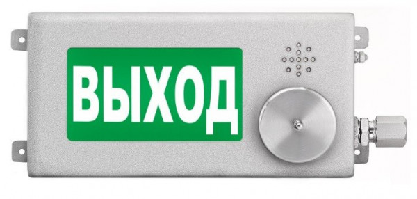 Оповещатель охранно-пожарный световой взрывозащищенный (табло) ТСВ-Exm-Н-Прометей-МИНИ 12-36В ВЫХОД