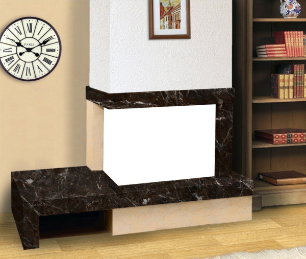 Угловая левая облицовка MadeIra Felicia Dark Giallo, Dark Chokolate М с700