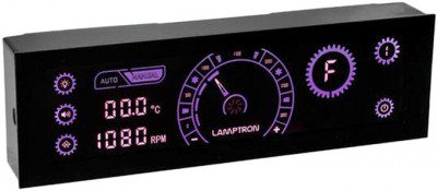 Панель управления Lamptron CR430 Black/Violet
