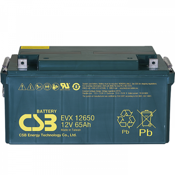 Аккумулятор герметичный свинцово-кислотный CSB EVX 12650