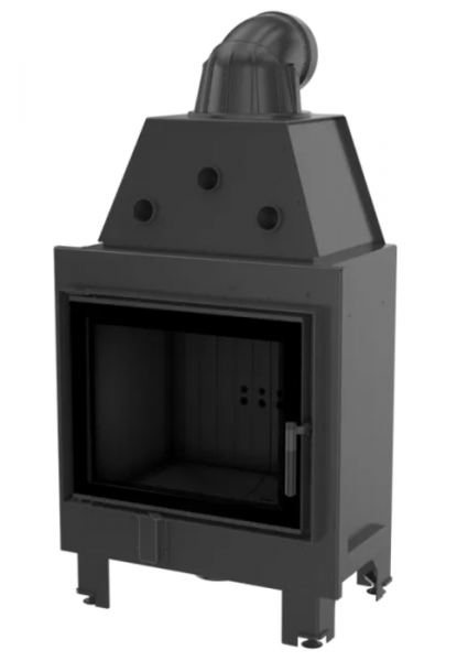 Фронтальная дровяная топка Kratki MBZ черная футеровка