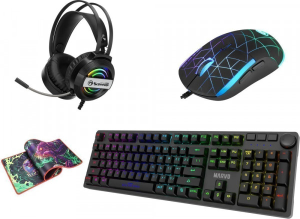 Игровой набор MARVO MR59 (KG954 + M115 + HG8902 + G36 (XL))