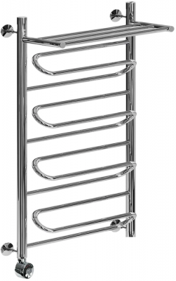 Электрический полотенцесушитель Ника ЛZ/ВП Электрическая Лесенка Зигзаг/Верхняя Полка 100х60 -4 лев