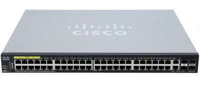 Коммутатор Cisco, SG350X-48P-K9-EU
