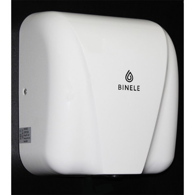 Металлическая сушилка для рук BINELE rSpeed белая