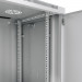 Шкаф телекоммуникационный настенный Cabeus SH-05F, 19", 18U, 901х600х600 мм (ВхШхГ), дверь: стекло, боковая панель: сплошная съемная, сварной, цвет: серый, (съемная панель для крепления шкафа к стене)