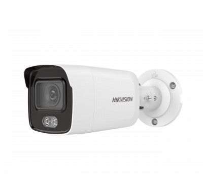 Сетевая IP видеокамера HIKVISION ColorVu, bullet-камера, улица, 2Мп, 1/2,8’, 1920х1080, ИК, цв:0,005лк, об-в:2,8мм, DS-2CD2027G2-LU(C)(2.8mm)