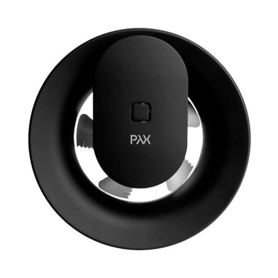 Вытяжка для ванной диаметр 100 мм PAX NORTE BLACK