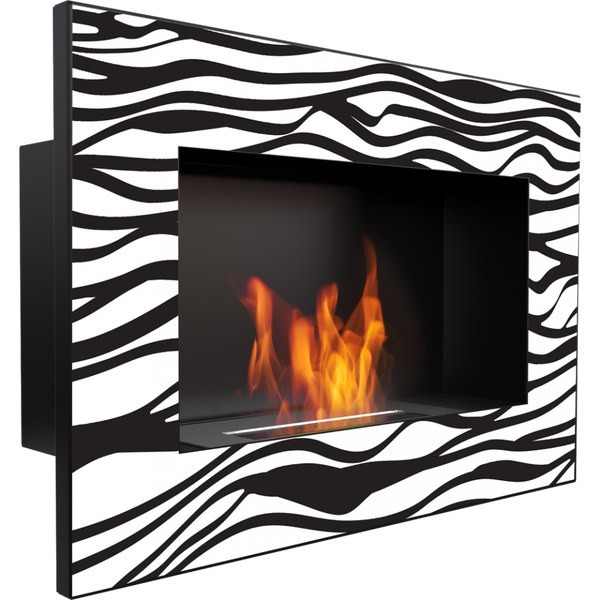 Настенный биокамин Kratki DELTA ZEBRA(400*600), TUV