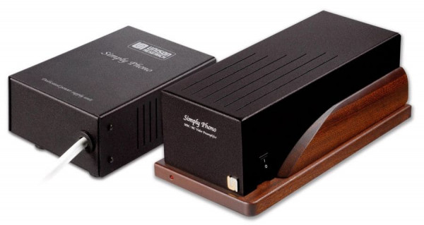 Ламповый фонокорректор Unison Research Simply Phono with Power Supply Mahogany