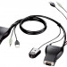 Переключатель KVM D-Link, портов: 2 х VGA D-SUB (HDB-15), 21,5х56х78 мм (ВхШхГ), USB, PS/2