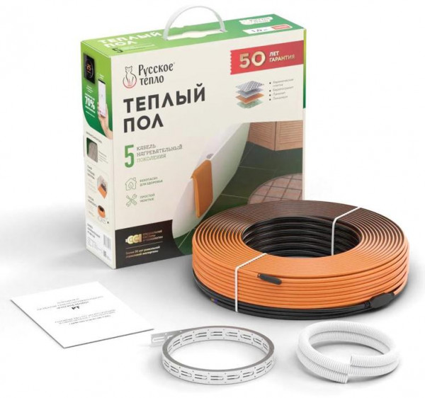 Нагревательный кабель Русское тепло РТ-790-39,0