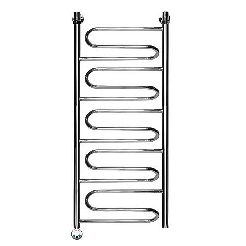 Электрический полотенцесушитель Ника ЛZ Электрическая Лесенка Зигзаг 120х40 -5 лев