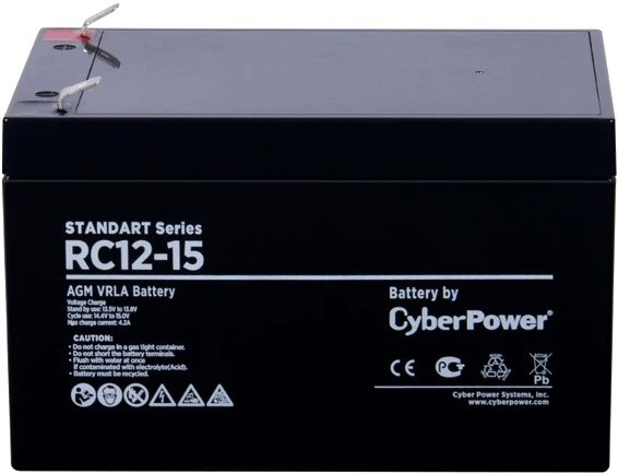 Аккумуляторная батарея CyberPower RC 12-15